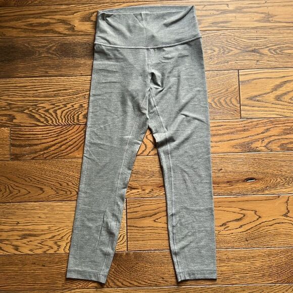 lululemon mid-Rise Pant 28" — Color Heather Medium Grey size 6 C15 - Picture 2 of 8